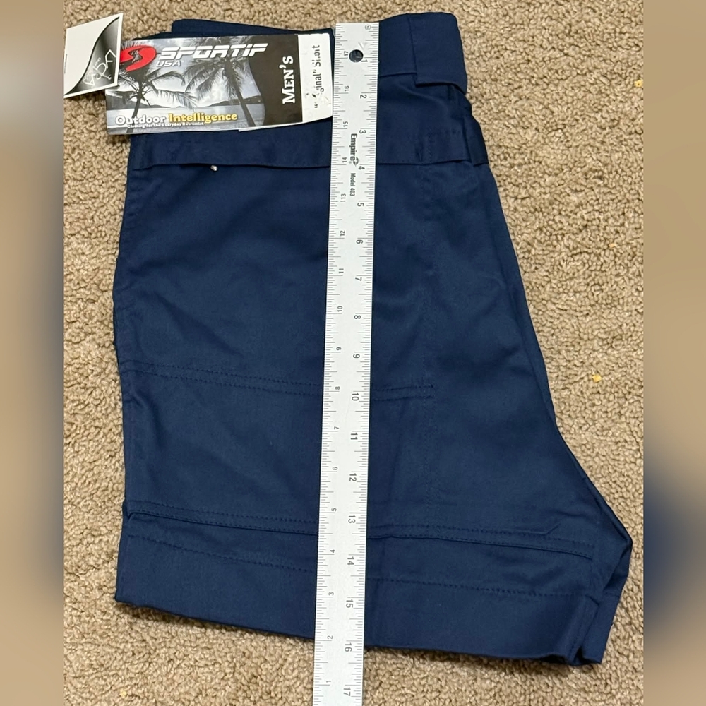 Sportif Men's Navy Cargo Outdoor Shorts